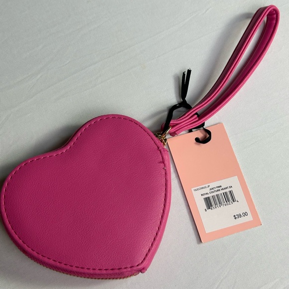 Juicy Couture Pink Heart Wristlet - Picture 4 of 7